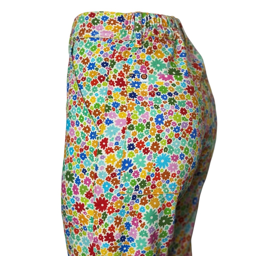 BIG BUD PRESS Work Pants, Blossom Floral Print, XS - Picture 9 of 16